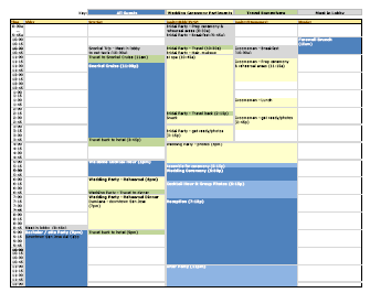 weekend itinerary PDF